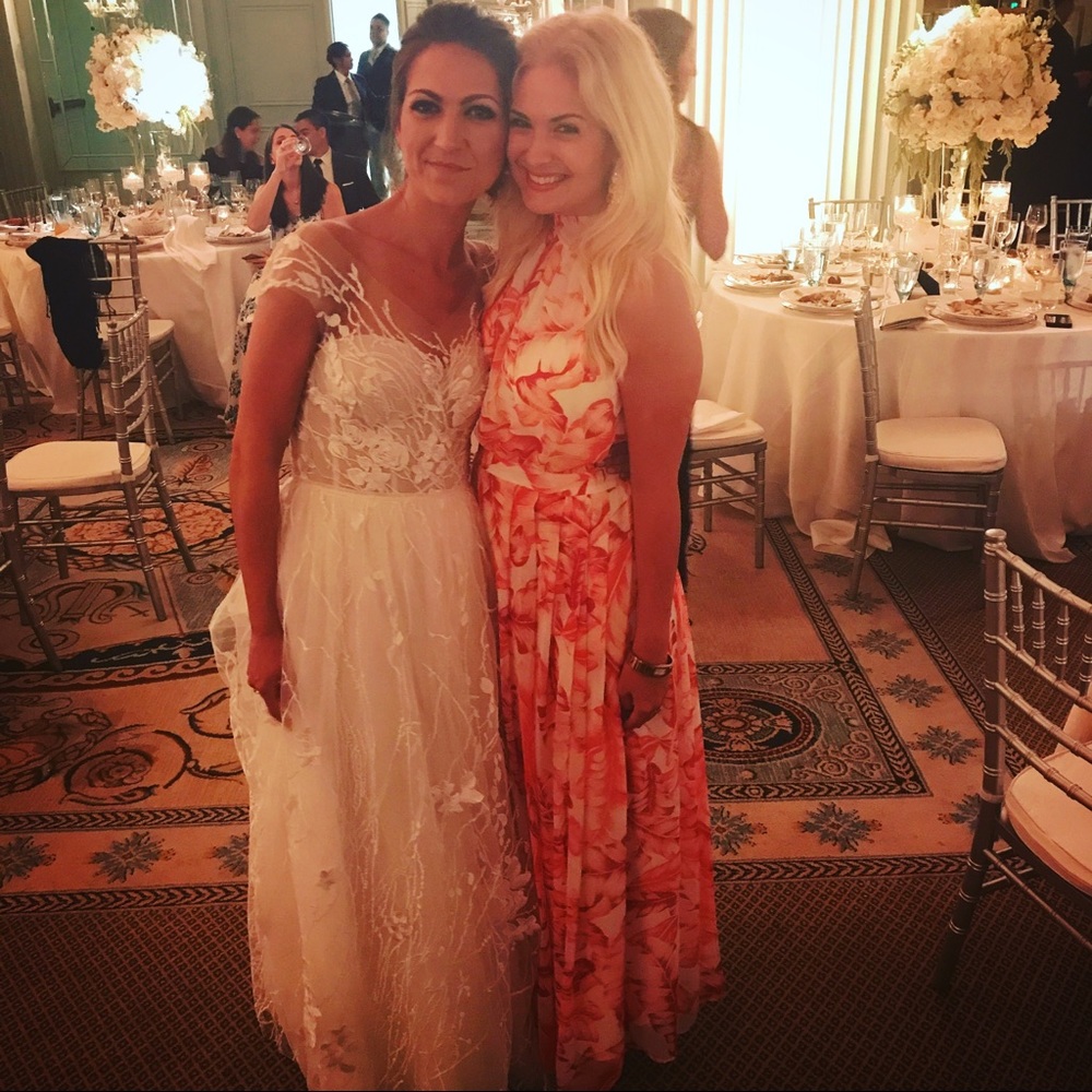 Long floral dress!
